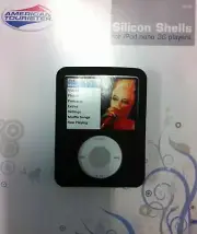 New American Tourister Silicone Shell Case for iPod Nano 3G players - Black