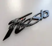 Gloss Black Red Rear Tailgate Badge Letters for Ford FIESTA Mk6 ST LINE 2009-17