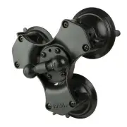 RAP-B-217-365-224-1U RAM Twist-Lock Triple Suction Cup Double Ball...