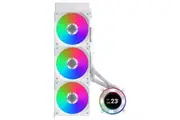 Lian Li Hydroshift II LCD-C 360CL 360mm RGB AIO CPU Cooler - White (GHS2LCD36RW)