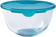 [Pyrex] Glass 0.5L Bowl with Lid, Green