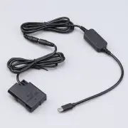 USB-C Type-C to EN-EL14 Dummy Battery Power Adapter Cable for Nikon D3400 D5600