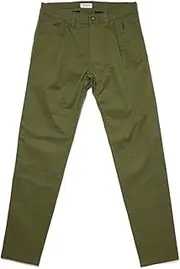 Kadoya Corsa Slim Chino Men's Casual Pants, Khaki