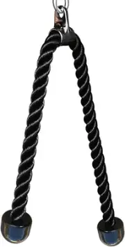 Long Tricep Rope, Rope Pull Down Attachment 47 55 63Inch Length Long, Tricep ...