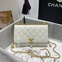 在飛比找蝦皮購物優惠-★嘿奢琳★ 精品代購 香奈兒 CHANEL WOC 白色 新