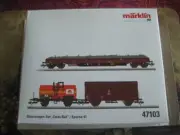 Marklin H0 47103 SNCF "Colas Rail" Freight 3 Car Set in its original box-Era VI