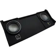 Fits 98-01 Dodge Ram Ext Club Quad Alpine S-W10D2 Type S Dual 10" Custom Sub Box