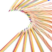 30 Pieces Drawing Pencil 4 in 1 Rainbow Colored Pencil Set for Art Drawing, Colo