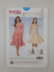 Burda Sewing Pattern 6535 Women's Dress Pattern Size US 8-18 EUR 34-44 NEW