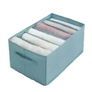 Storage Box Widen Versatile Multi-grid Wardrobe Clothing Organizer with Handles