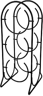 Spectrum Diversified Horseshoe Wine Rack, 3 Bottle, Black