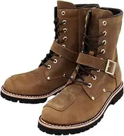 Avilex Women's AV2100 YAMATO Yamato Motorcycle Boots, Leather, Side Zipper, 8.7 inches (22.0 cm), Women's Motorcycle Boots