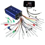 36V/48/52/60/62/72/84V 60A Brushless Motor Controller LCD Display Ebike Scooter