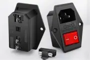 Siamese Double 10A Pinnacle Power Socket 3-in-1 Light Switch