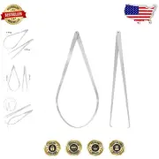 Durable 410 Stainless Steel Caliper Set - 28 Inch Inside and Outside Measurement