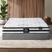 Bedra King Mattress 22cm Luxury Bonnell Spring Bed Medium Firm