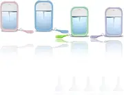 Travel-Sized 4-Pack 50ml Perfume Atomizers | Ultra-Thin & Portable | Refillable for Toner, Fresheners, Sanitizer | Stylish & Convenient