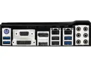 For Biostar GAMING H170T Shield IO I/O Rear Baffle Backplate Motherboard