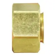 26003 Captive Sleeve Nut, 1/4 in Compression, Brass (8 Pack)
