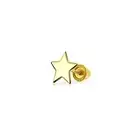 Tiny Minimalist Real 14K Gold Helix Cartilage Ear Lobe Piercing Daith Solid