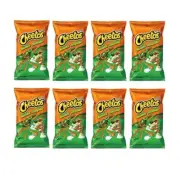 911551 8 X 226G BAG CHEETOS CHEDDAR JALAPENO CRUNCHY STICKS HOT SPICY SHARE SIZE
