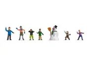 Noch 15821 HO/OO Gauge Children Playing in the Snow Figures