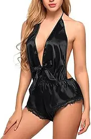 [Novent] Sexy Bodysuit for Women | Adjustable V Lingerie | Lace Outfit for Honeymoon Night