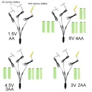 3in1 AA Dummy Battery Eliminator USB Power Cable Replace 2AA+AAA 1.5V Battery