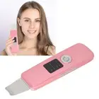 Skin Scrubber Spatula Microcurrent Ultrasound Vibration Facial Lifting DOB