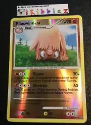 Piloswine 46/100 LP Reverse Holo Diamond/Pearl Pokemon. Ships Fast w/Tracking!