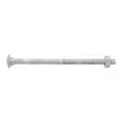 Zenith M6 x 100mm Hot Dipped Galvanised Cup Head Bolt And Nut