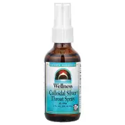 Source Naturals, Wellness Colloidal Silver™ Throat Spray, 2 fl oz (59.14 ml)