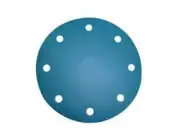 Revcut Blue Sanding Paper Grit P120 8Hole 203mm Velstik Film Discs Box50