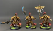 Warhammer 40K Adeptus Custodes Allarus Custodians Wargame Wargaming Painted Army