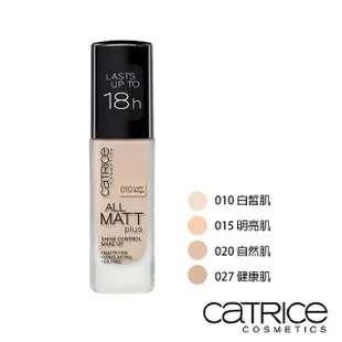 【Catrice 卡翠絲】裸肌柔霧粉底液30ml(啞光無油質地)