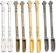 8 Pieces Mini Scoop Metal Mini Salt Spoon Spice Scoop Kitchen Spoon