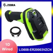 Zebra LI3608-ER20003VZCN Handheld Barcode Scanner Linear 1D Imager w/ USB Cable
