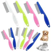 10 Pcs Flea Comb for Dogs and Cats Flea Remover Tool with Stainless Steel