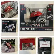 SHARPER IMAGE Thunder Tumbler Spinning Stunt Mini Truck RC Car with 5th Wheel