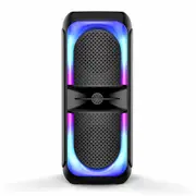 Dual 4 Inch Portable Bluetooth Speaker Subwoofer Heavy Bass Sound System Party