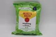 Burt's Bees Soothing 3n1 Aloe Vera Facial Towelettes, 30 Wipes C2044