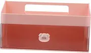 NUOBESTY Large Capacity Pp Plastic Desktop Organizer Office Supplies Makeup Storage Container
