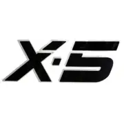 Nitro Boat Model Number Decal 151161 | X-5 Black Silver 26 1/2 Inch
