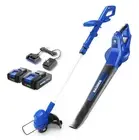 20V Weed Wacker, Leaf Blower, String Trimmer, Lightweight, Adjustable Telesco...