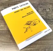 New Holland 492 Mower Conditioner Parts Manual Catalog Book Assembly Schematic