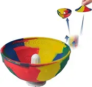 Bouncing Bowl Fingertip Toy,Ball Fingertip Bouncing Fidget Toy - Portable Jumping Sensory Toy, Camouflage Bouncing Bowls for Children Kids