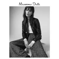 在飛比找蝦皮購物優惠-全新現貨專櫃Massimo dutti 黑女式經典立領 雙拉