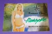 2015 Benchwarmer MADELYN BRINSON Treasure Chest #60 Green Auto/10 UJENA model