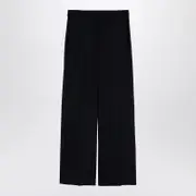 [Department 5] Navy Blue Wool-Blend Trousers 40 IT Blue
