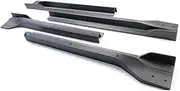 4 PCS Car Side Skirt Extension Splitter Compatible for Jeep Grand Cherokee Altitude/Laredo/Limited/Overland/Summit/Trailhawk 2014-2022(Glossy Black)